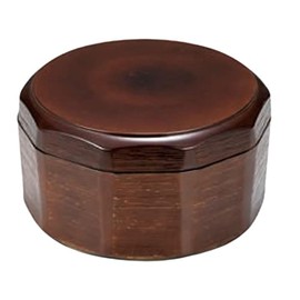 J-kitchens Hitsumabushi Container, Eel, Wood Carving, Rice Bowl (Large), Tochi, 6.9 inches (17.5 cm) x 10, Dishwasher Safe, Made in Japan