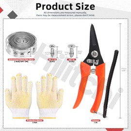 Hilitchi No.2 Galvanized Metal Pipe Strap Set for Pipe Support Hanging and Flexible Trimming with Holes