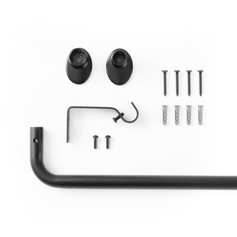 Eclipse Clinton Curtain Rods, Black Out Curtain Rod, 5/8 Inch