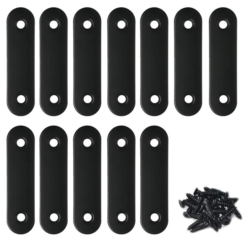 Alamic Stainless Steel Black Flat Brace - 16 x 60
