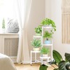 iDavosic.ly Plant Stand Indoor Outdoor, 5 Tier Corner Metal Flower