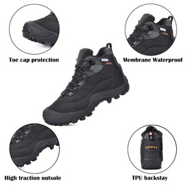 XPETI Men's Thermator Low-Top Waterproof Hiking Outdoor Boots