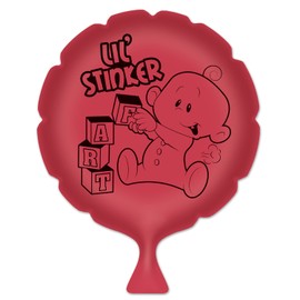 Beistle 54256 Lil' Stinker Whoopee Cushion, 8-Inch, Red/Black