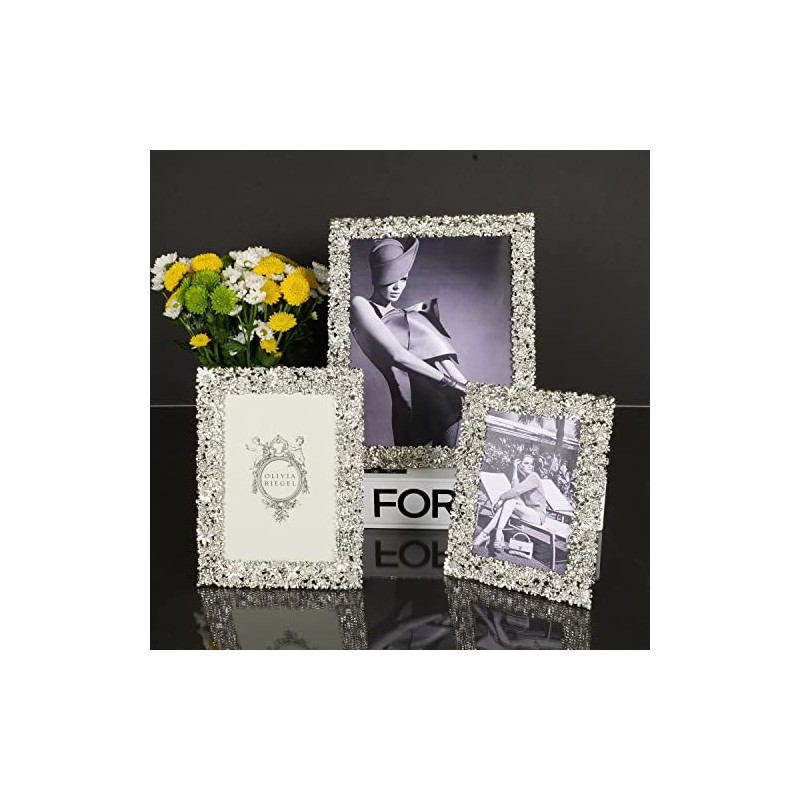 Olivia Riegel Silver Everleigh 5x7 Frame (r) - 4x6