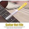 3Pcs Guitar Nut File Set, Carbon Steel Guitar Fret File,