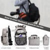 FOSOTO Waterproof SLR Camera Shoulder Bag, gray, shoulder bag
