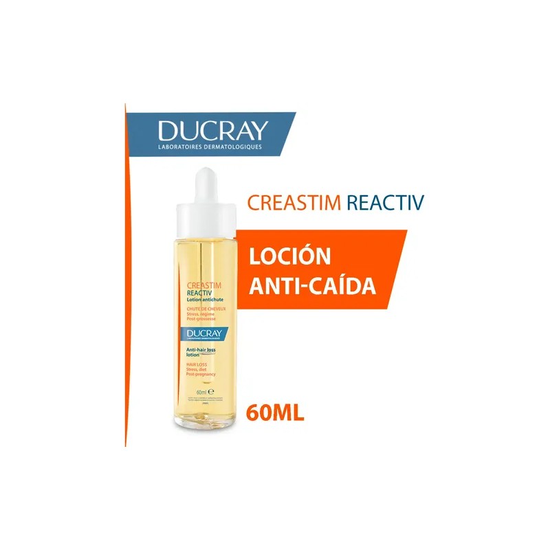 Loción Antí-caída Cabello Ducray Creastim Reactiv Gotero 60ml