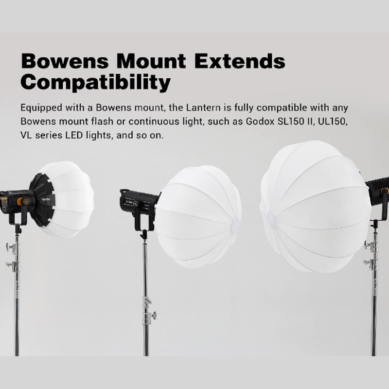 Godox CS-85D 85cm Lantern Softbox Soft Light Modifier w/Reflective Shading