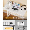 Small Standing Desk Adjustable Height, Mobile Stand Up Desk with