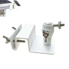 WiTi Stainless Steel Anti-Rust Universal Solar Panel Gutter Mount, White