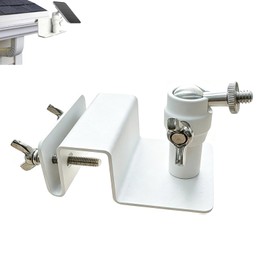WiTi Stainless Steel Anti-Rust Universal Solar Panel Gutter Mount, White