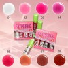 8pcs Cuidado Labial Hidratante Glossy Liquid Lip Oil Gloss