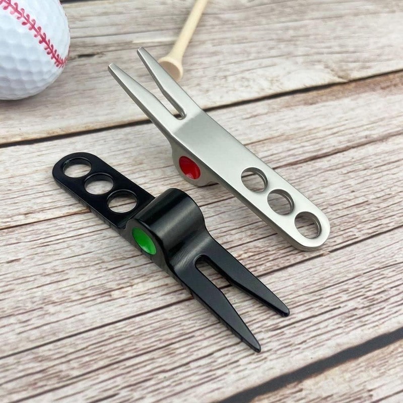 Opemg 1 x Silver Resistant Golf Ball Fork Pivot Pivot
