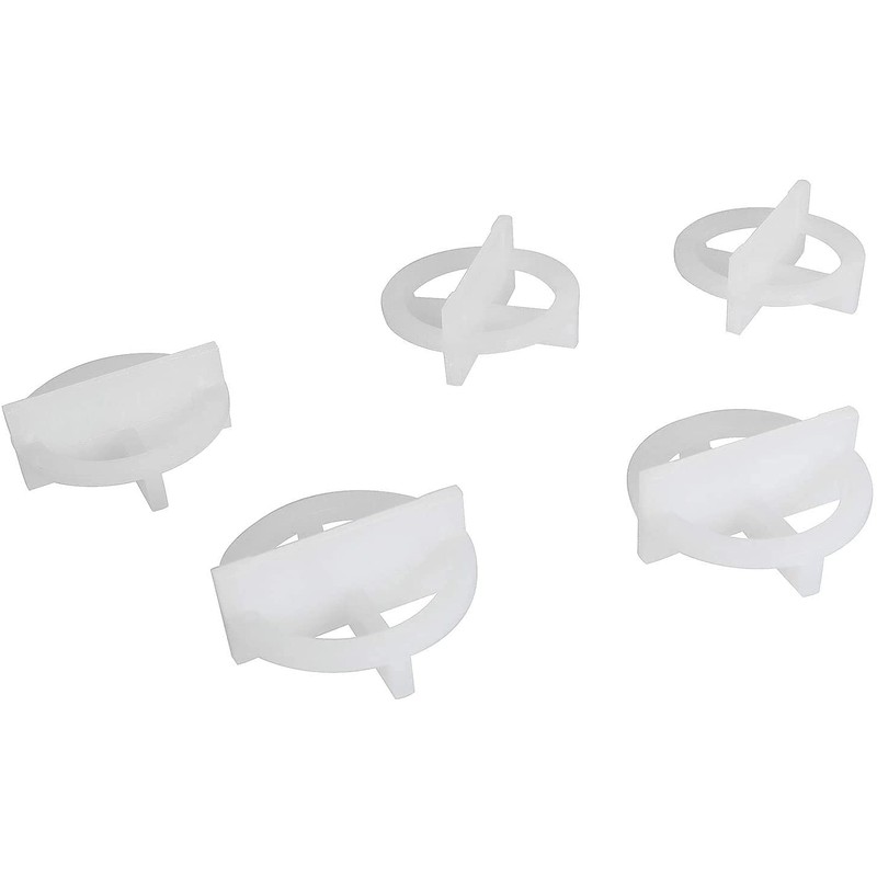 Longdex Tile Spacer 100PCS 1/16Inch/2mm White Removable Cross Tile Spacers