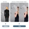 BRIGHT SHOWERS Shower Head Holder Wall Mount, Adjustable Handheld Shower