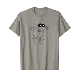 The Maya the Bee Puck the House Fly Cartoon TV Series T-Shirt, gray