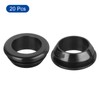 sourcing map 20Pcs Rubber Grommets 22mm Mount Dia, for 18mm