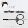 YINKE Partial Care Scissors, Curved Blade, Round Tip, For Dogs,