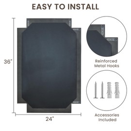 Jesantab Antique Gold Mirror for Bathroom, 24x36 Inch Rectangle Bathroom Vanity Mirror for Over Sink, Modern Decorative Mirror for Living Room Entryway Fireplace Mantel (Horizontal/Vertical)