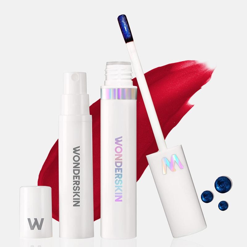 WONDER BLADING Peel & Reveal Lip Stain Kit:_Romance (cool rose)