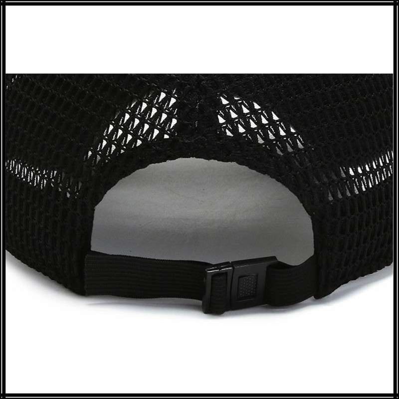 White Fang CA514 Golf Logo Mesh Cap, Running, Sports, Lightweight,
