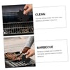 Mipcase 2Pcs Stainless Steel Grill Scraper Tool Durable Cleaning Scraper