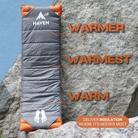 Haven Insulated Pad Cover - Hammock Accessories for Insulated Hammock Pad - Camping Hammock Sleeping Pad Accessories - Second Gen (Standard Size)(Pad Not Included) (XL/Safari Size 80L x 30W)