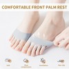 Keroius 4 Pairs Honeycomb Fabric Forefoot Pads Women High Heels