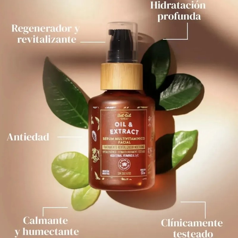Bel Lab Serum Facial Multivitamínico Vitaminas A C E Hidratante