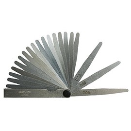 20 Piece Precision Feeler Gauge Measuring range 0.05 – 1.0 mm – Length 100 mm