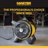 Master Heavy Duty Utility Blower, 3 Speed Portable Floor Fan