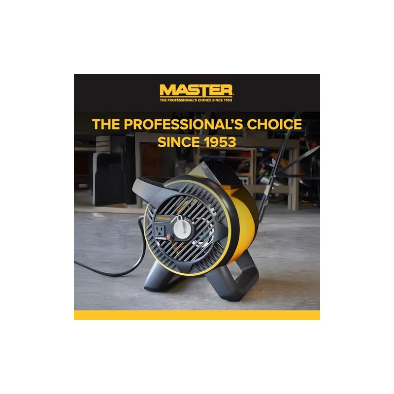 Master Heavy Duty Utility Blower, 3 Speed Portable Floor Fan