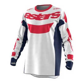 Alpinestars 2026 Racer Riway Jersey S, White/Blue/Red