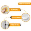 Clear Door Stoppers for Wall - Medium Size 2" (16