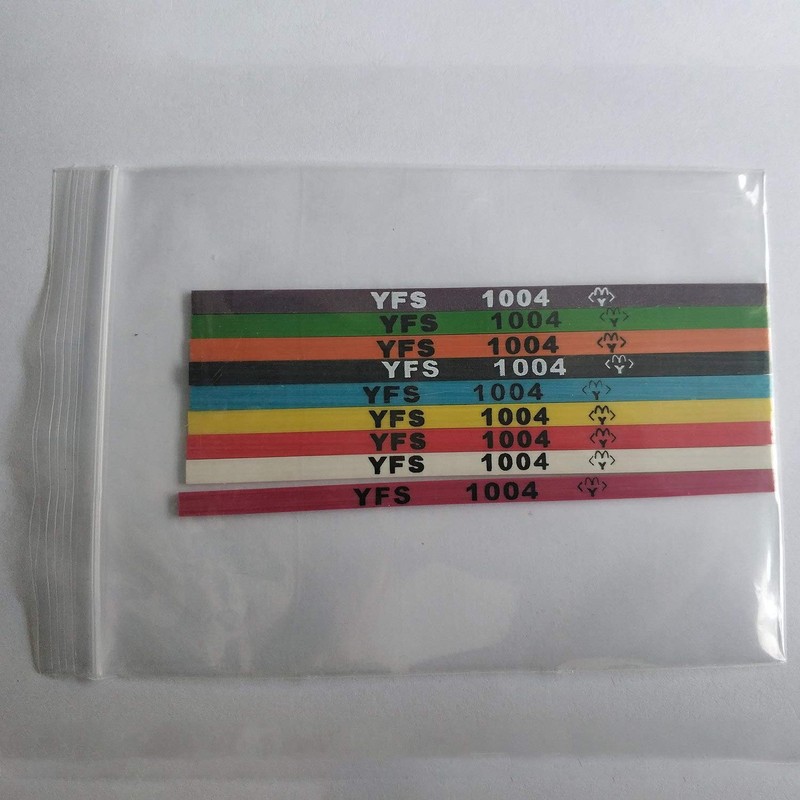 Bruafsir 9 Pieces 100 x 4 x 1mm Fiber Whetstone