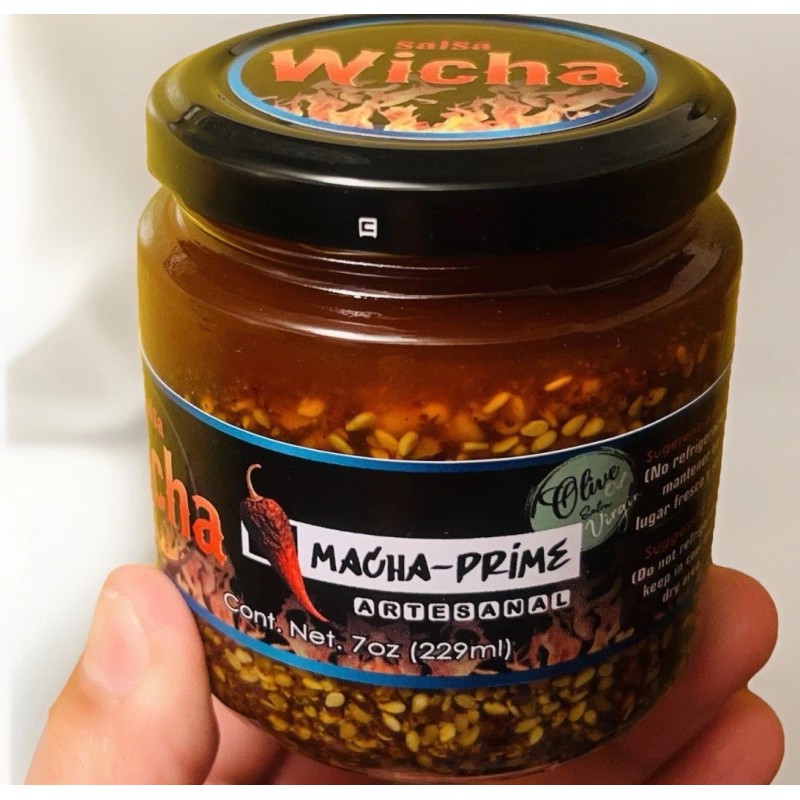 Salsa Wicha Macha -prime Spicy ( THE BESTCHILI OIL) extra