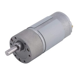 DC 15 W Torque Brush Motor, Electric Gear Motor CW/CCW, 12 V 24 V Motion Control Panel Slow Speed Low Noise (200 RPM/12 V)