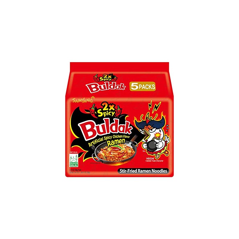 SAMYANG 2X Buldak Hot Spicy Chicken Stir Fried Ramen 4.94