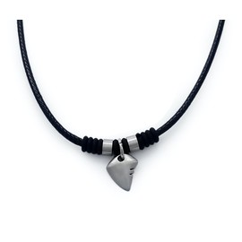 Aloha Men's Shark Tooth Necklace Steel Gift for Men T.U Stainless Steel Not Applicable, Stainless Steel, Not Applicable