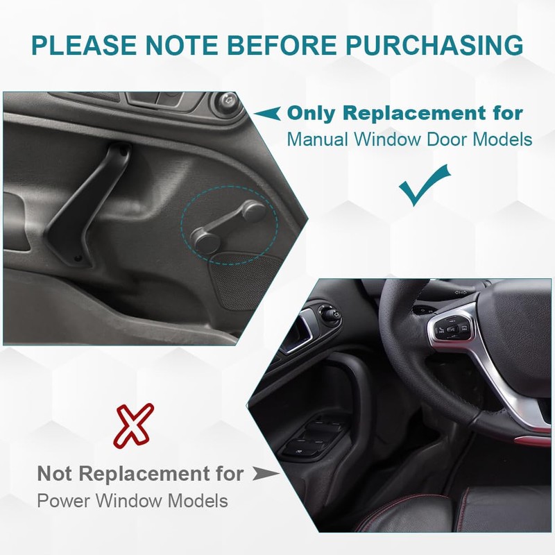 JDMON Front Left Driver Interior Door Pull Handle Replacement for