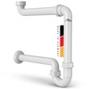 AquaHeld® Raumsparsiphon Waschbecken [Made in Germany] – Siphon 1 1/4"