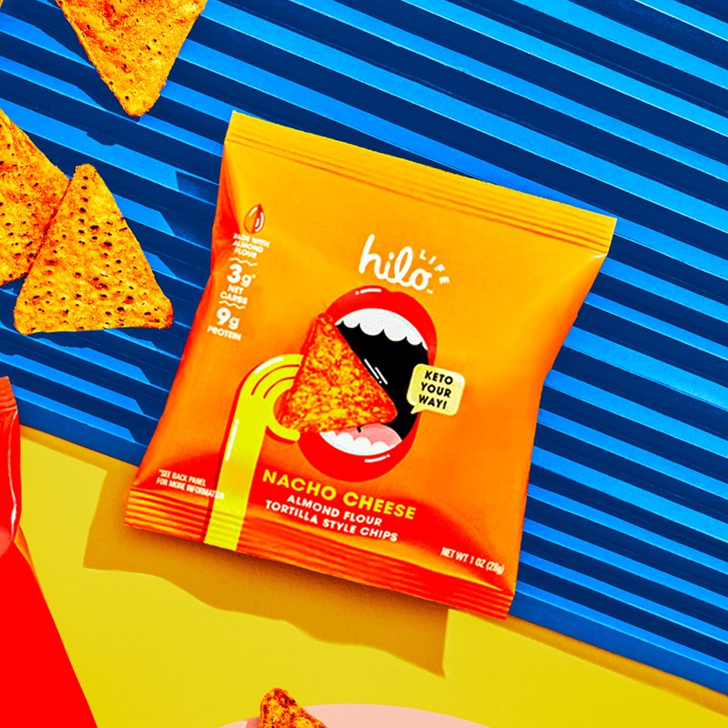 Hilo Life Low Carb Keto Friendly Tortilla Chip Snack Bags,