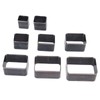 8PCS Leather Die Cutter Tool Cutting Punching Die,Steel Leather Die