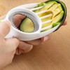 3-in-1 Avocado Tool with Soft Grip Handle, Green,