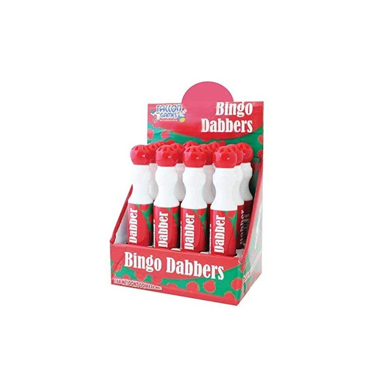 Box of 12 Large Red Bingo Dotter for Bingo Tickets