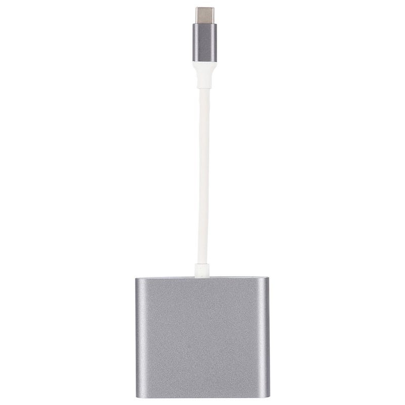 HC 04 Multifunction 3 in 1 Hub Type C to