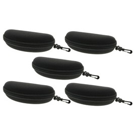 Sunglasses Soft Case Zipper Case w/Hook & Belt Clip | for Medium to Large Frames