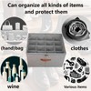 BJ-MON 2-Pack,Shoe Organizer for Closet, Foldable shoe storage,Adjustable Shoe Storage