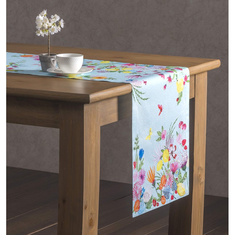 Maison d' Hermine Tablerunner 100% Cotton Table Runner Decorative Washable