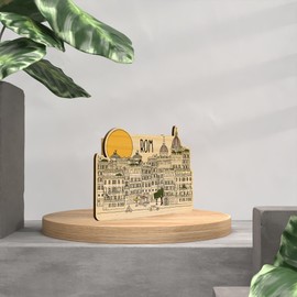 Rom Holzkarte - Geburtstagskarte, Italien Souvenir, Geschenkkarte Rom, Italien Geschenk, Geschenk Rom, Geschenk für Rom Liebhaber, Urlaub Geschenkidee, Urlaubskasse Geschenk, Urlaubsgeld, Rom Souvenir